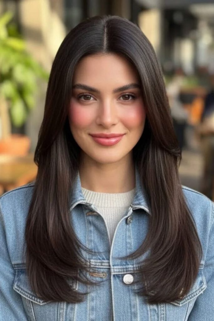 Dark strands with soft fading glow