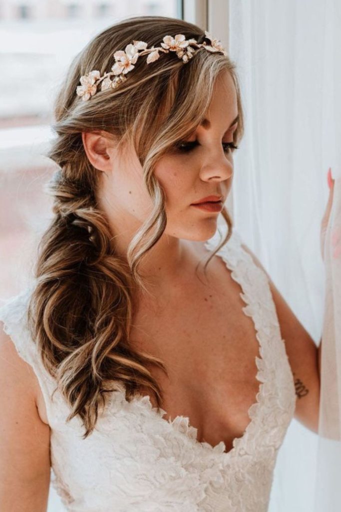 Twisted vine crown natural elegant hairstyle