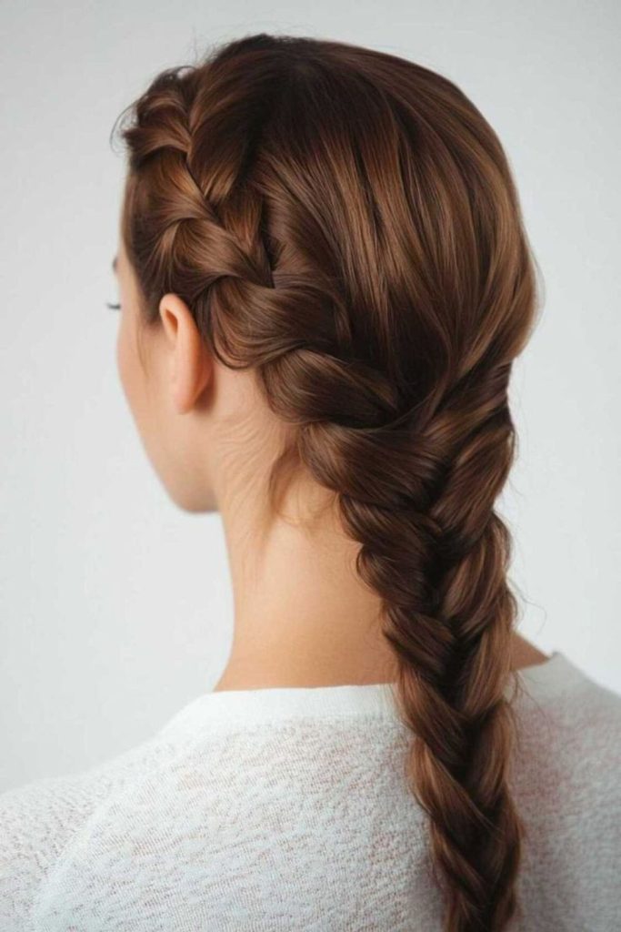 Gentle spirals moving along back