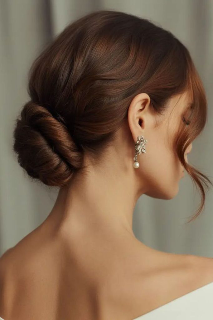 Drift warm twisted low bun