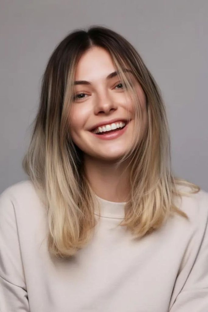 Blush Cloud Midi Frame soft dreamy face framing medium cut