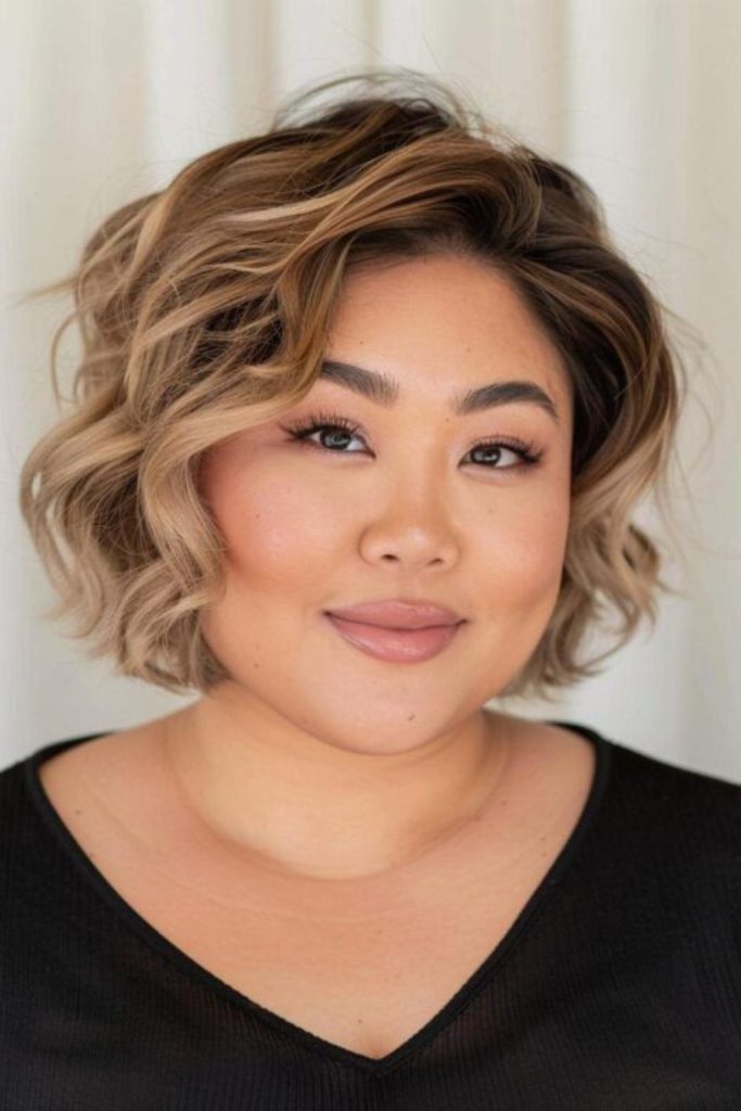 voluminous bob airy layers soft rounded silhouette style