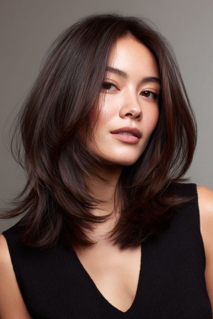 Cloud Whisper airy layered soft haircut.
