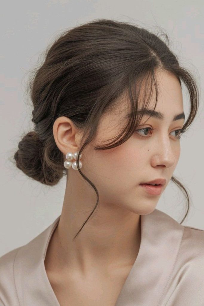 Ember twist side bun warm textured hair flicker