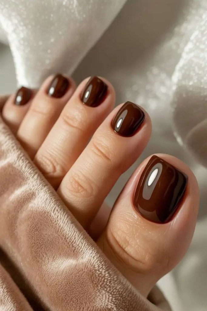 Espresso shine deep couture toe style