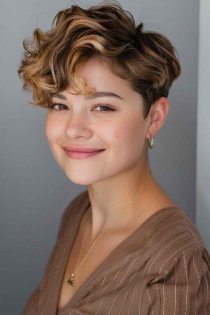 glowing soft rounded pixie bob