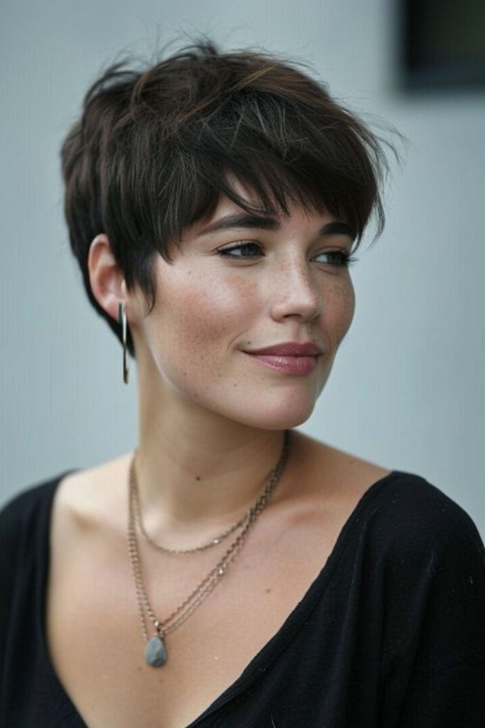 Structured bixie with solid strong shape.