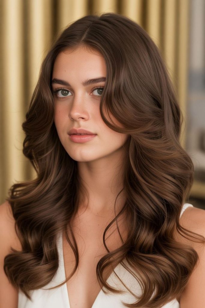 Soft halo bloom waves angelic volume style