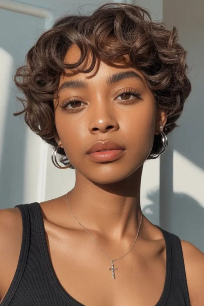 Honey glaze bixie soft rounded warm shine crop