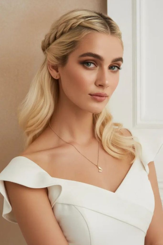 Twist Crown regal twisted crown updo