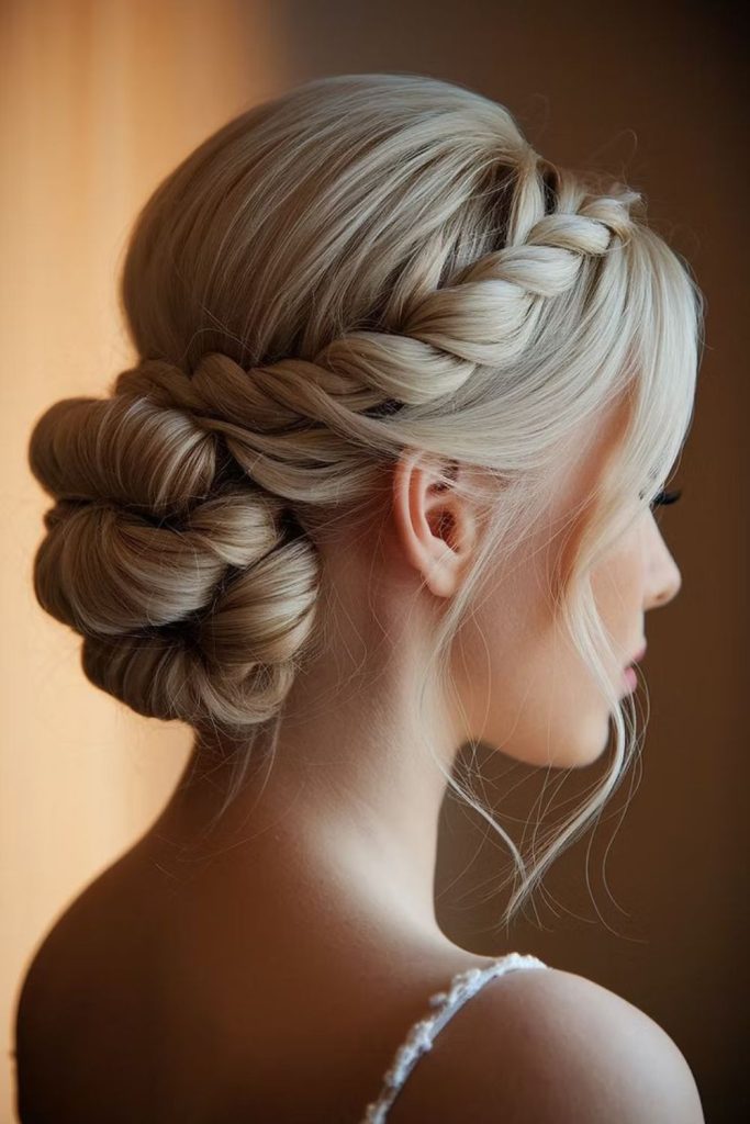 Majesty sculpted elegant spiral bun