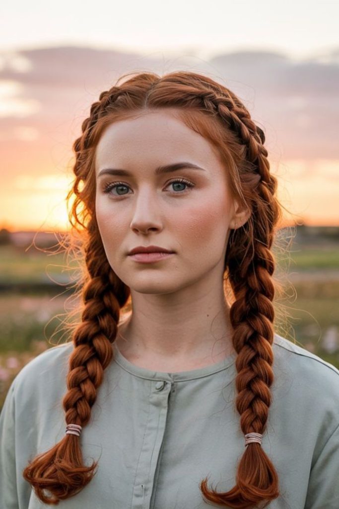 Lemon twist crown braids braided halo style bright summer energy