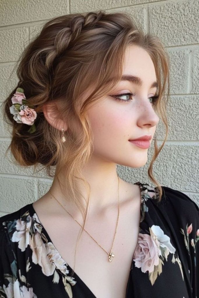 Braided Bun celestial braided circular bun