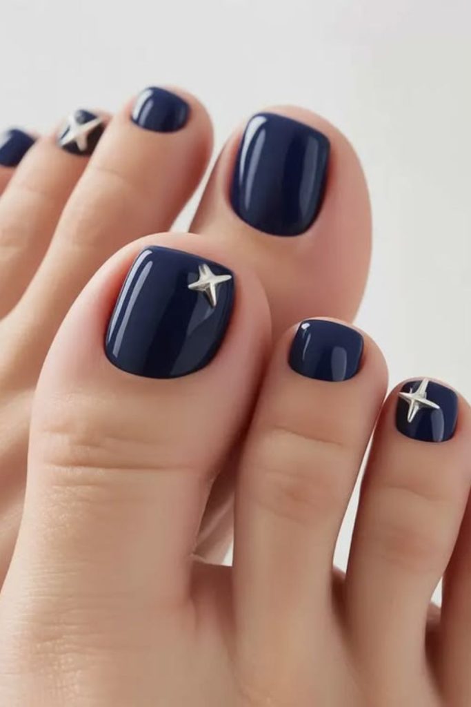 Midnight pearl dark luxe toe style