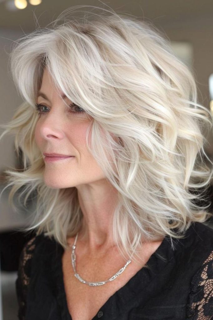 Moonlit Feather Cascade airy feathered medium romantic hairstyle