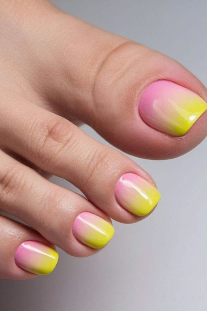 Pastel cloud dreamy soft toenail design