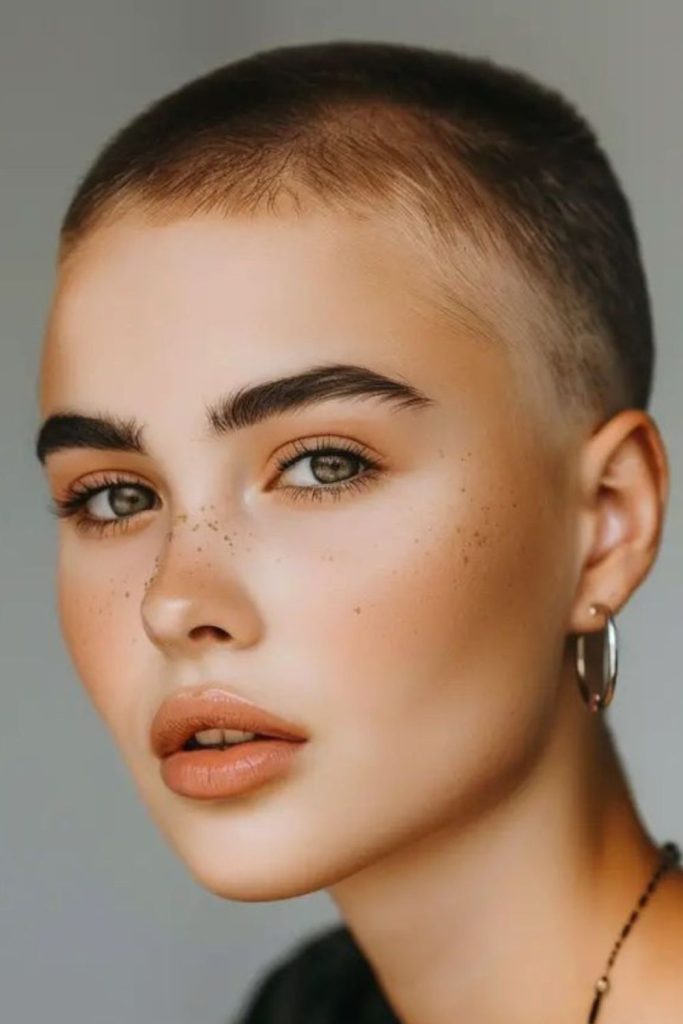 Buzz fade razor clean minimal bold style