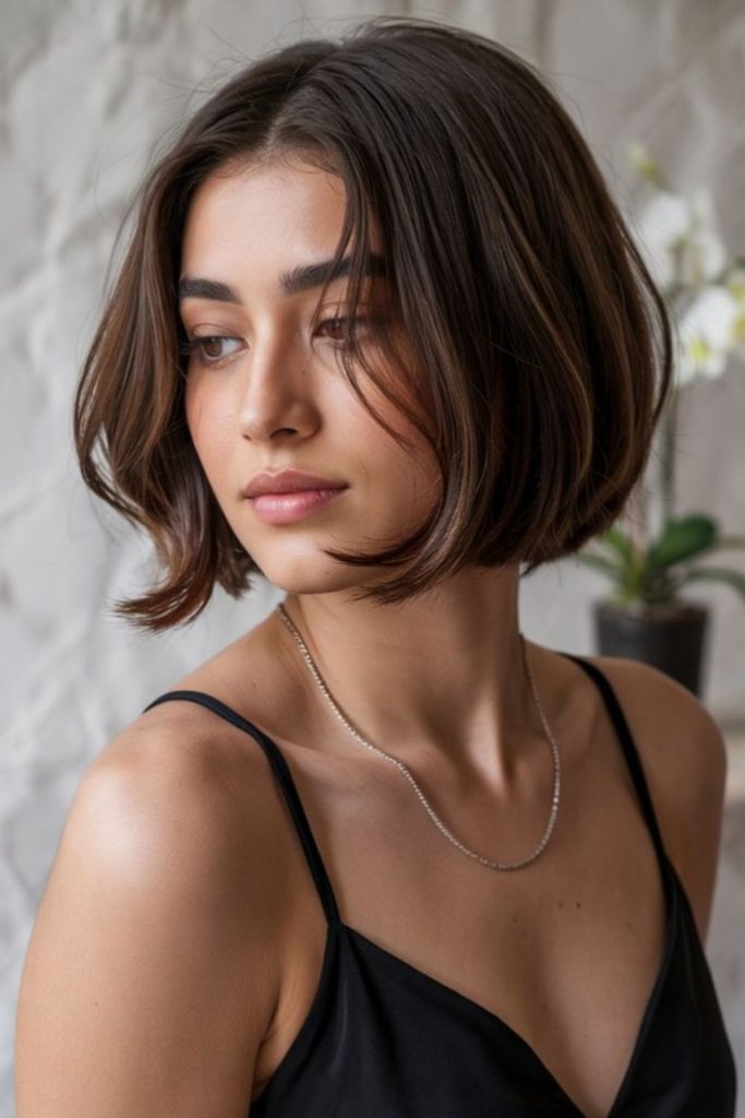 Rebel flick micro bob bold short edgy style