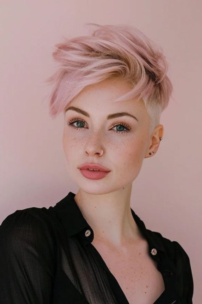 soft feminine pastel toned crop
