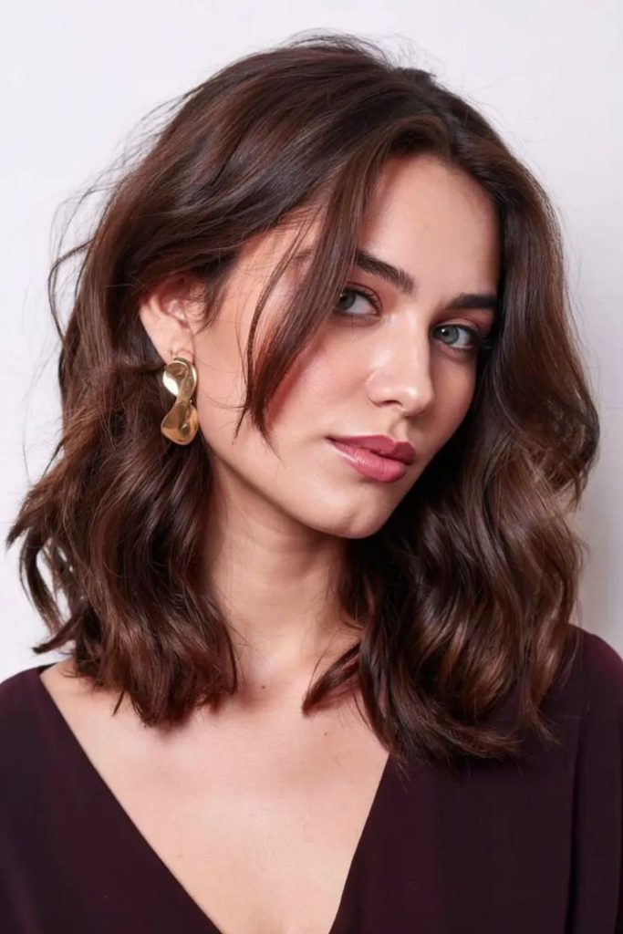 Rustic Wave Shoulder Cut natural rustic wavy shoulder hairzi