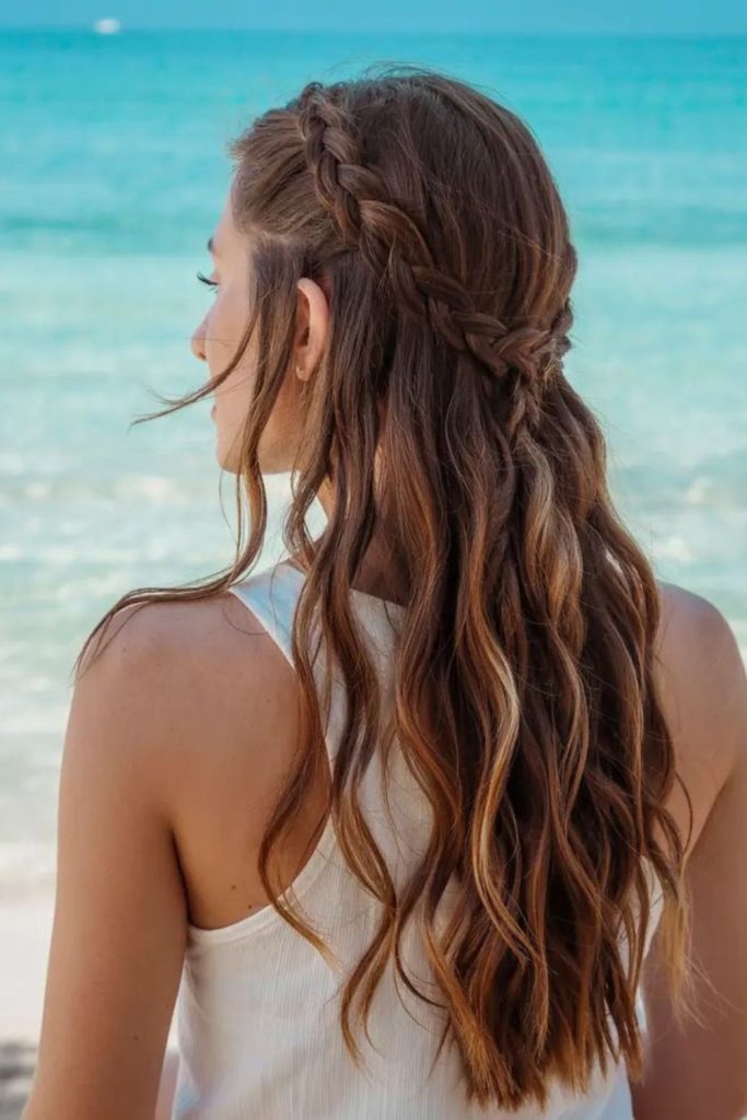 Half braid salt air waves