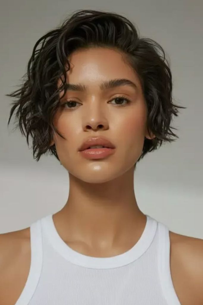 Shadow fade bixie dark gradient textured modern crop