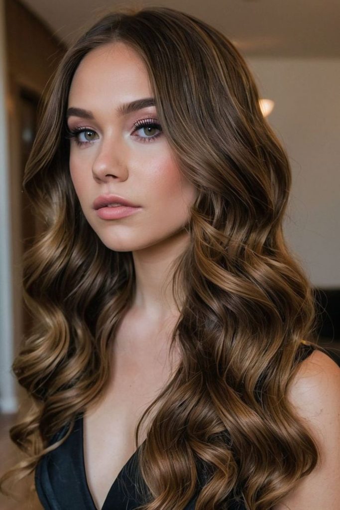 Soft cloud curls airy voluminous hairstyle