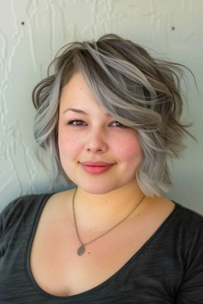 sharp micro bob textured edges modern short haircut