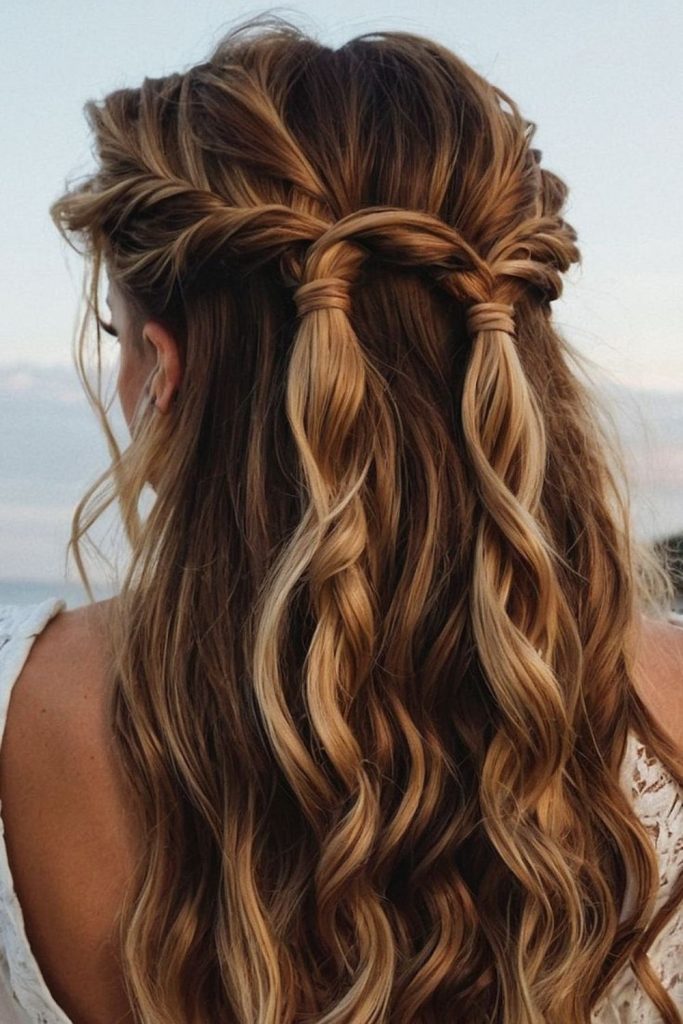 Rope crown sun drenched twist