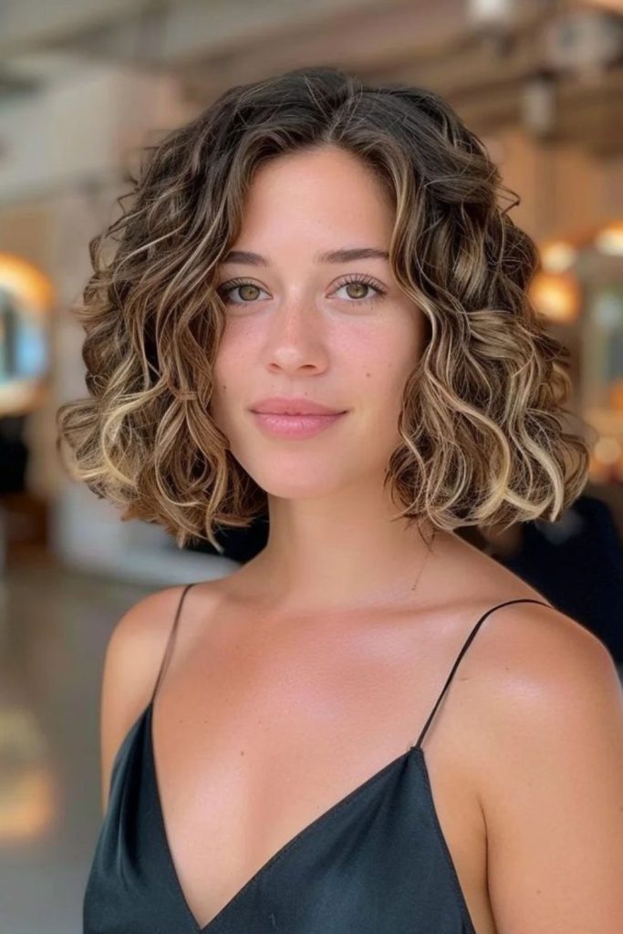 Sunbeam spiral short pixie curls style.