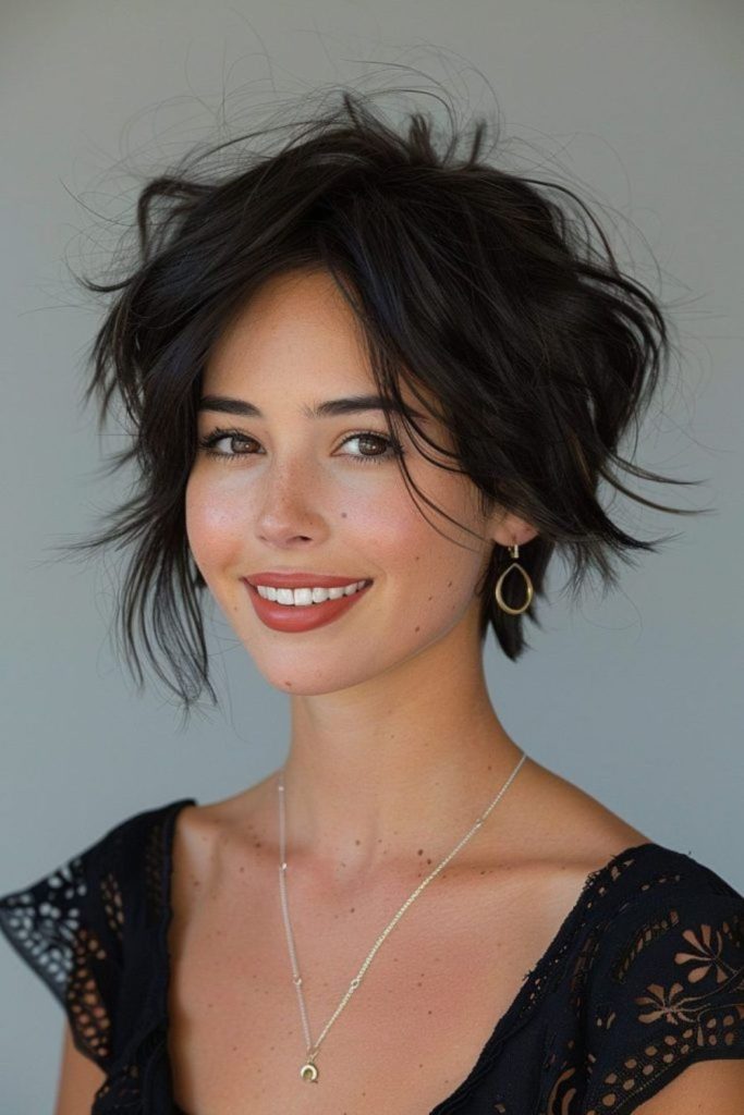 Thunderline razor cut edgy texture style.