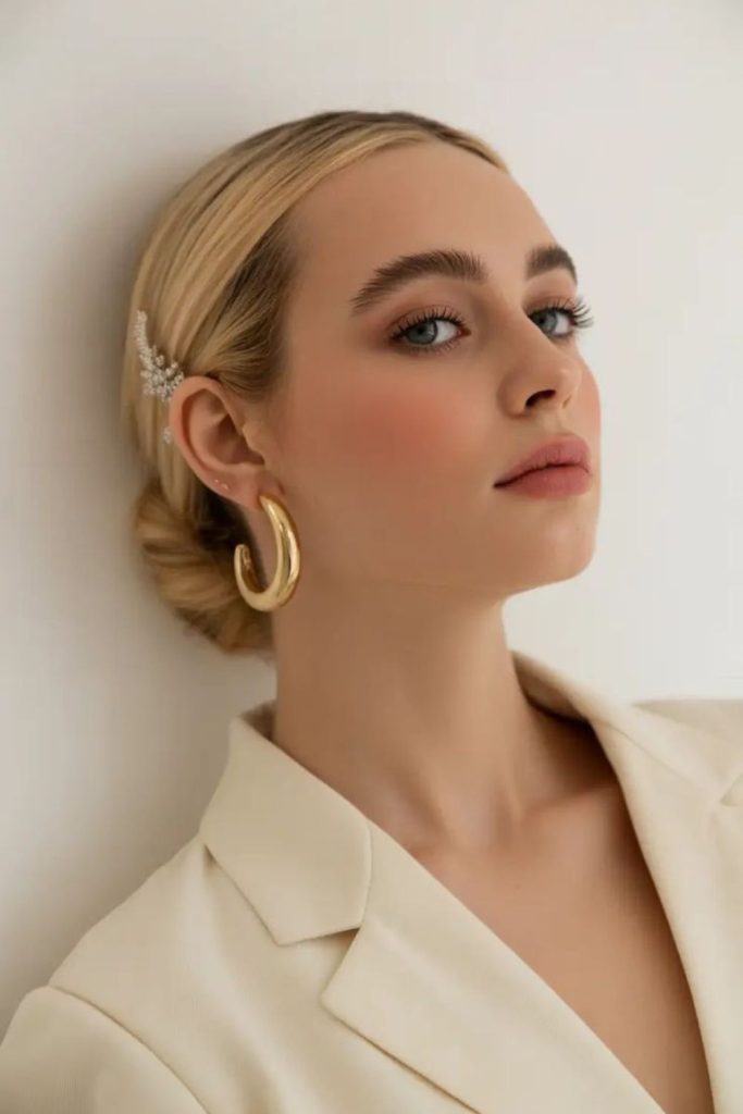 Classic sleek chignon timeless formal hair