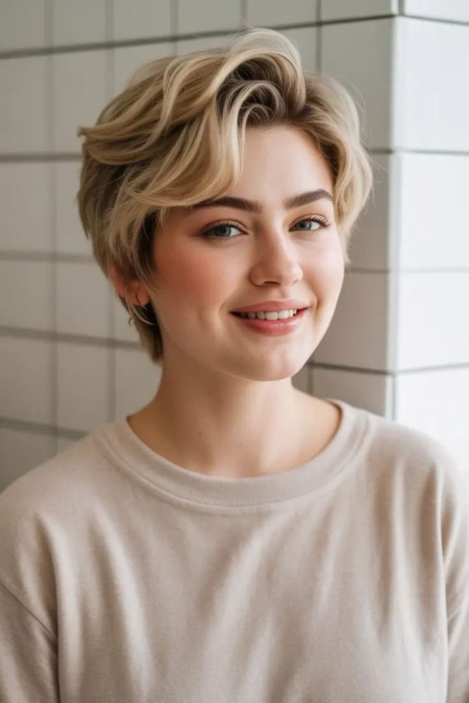 layered pixie drift style messy soft urban haircut