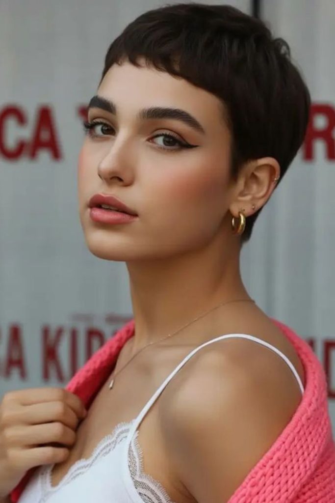 ultra short icy buzz pixie