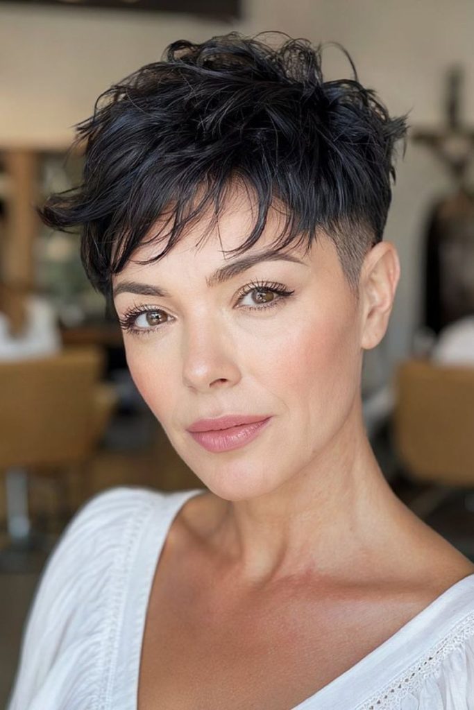 Urban razor pixie sharp edgy look