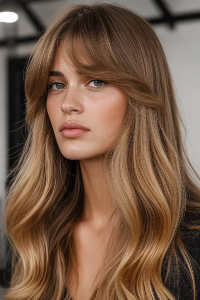 Curtain fringe soft flowing summer style.