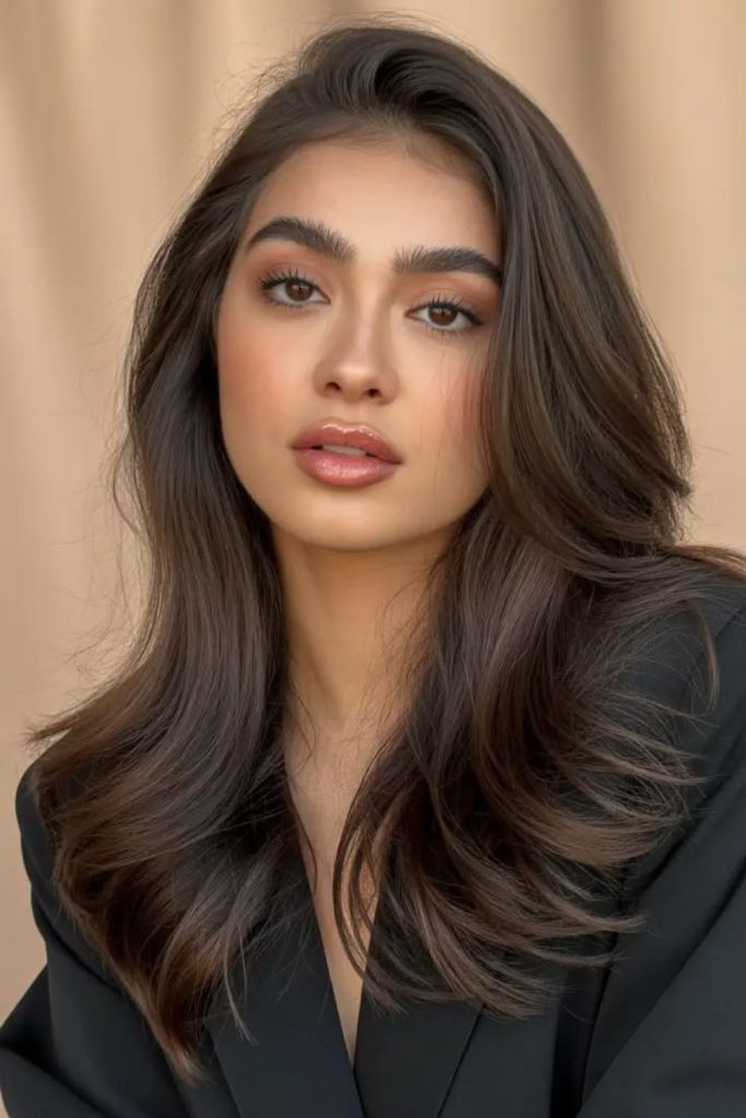 Layers smooth layered straight hair