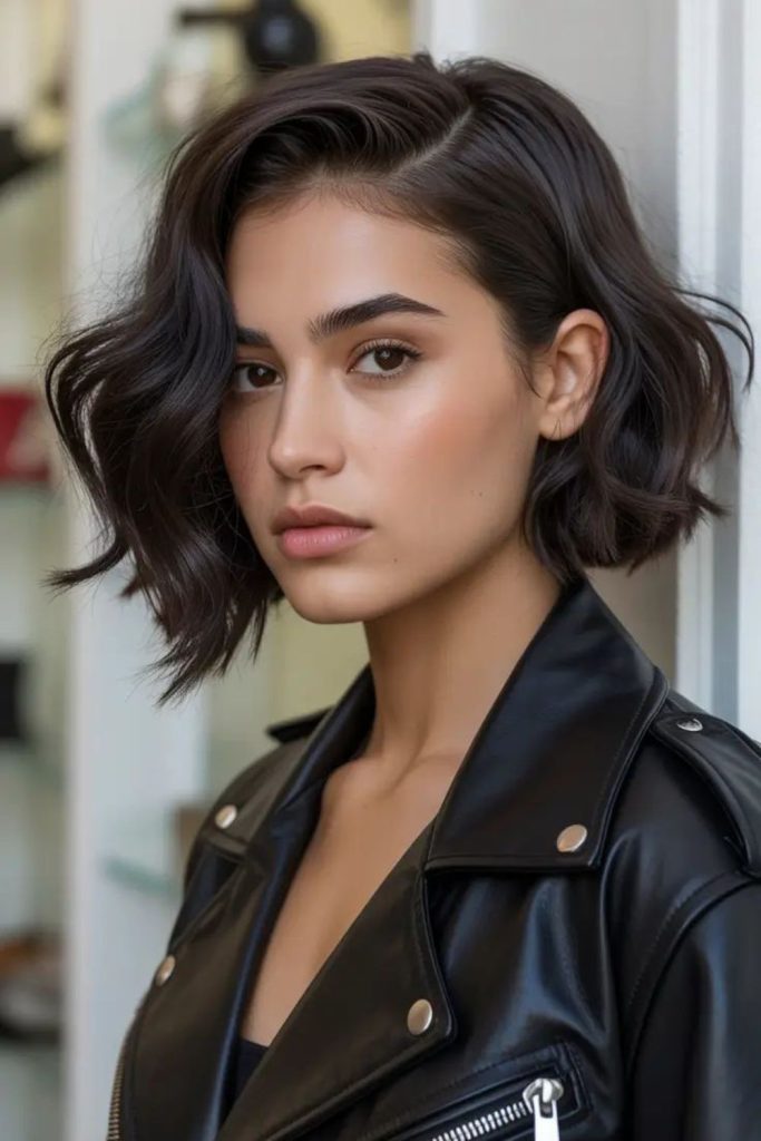 soft textured storm inspired short cut