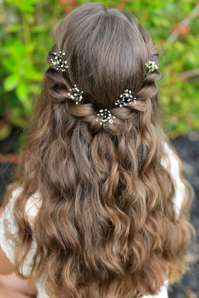 Half knot with warm curled flow