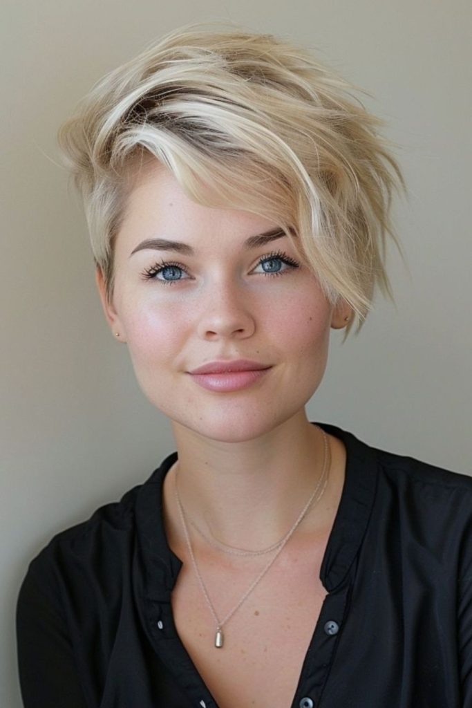Short pixie sun kissed style