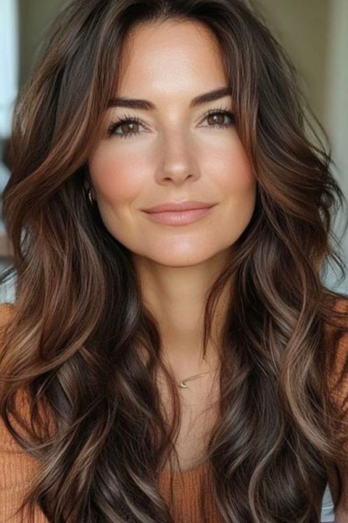 Espresso honey waves luminous flowing texture