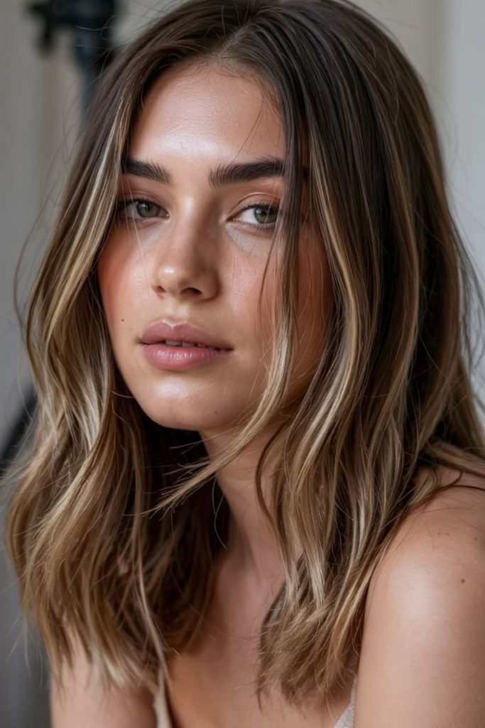 Honey beach lob relaxed wave texture