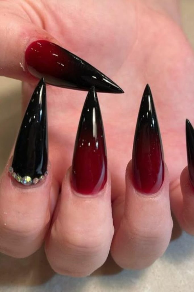 Scarlet reaper edge sharp nail look