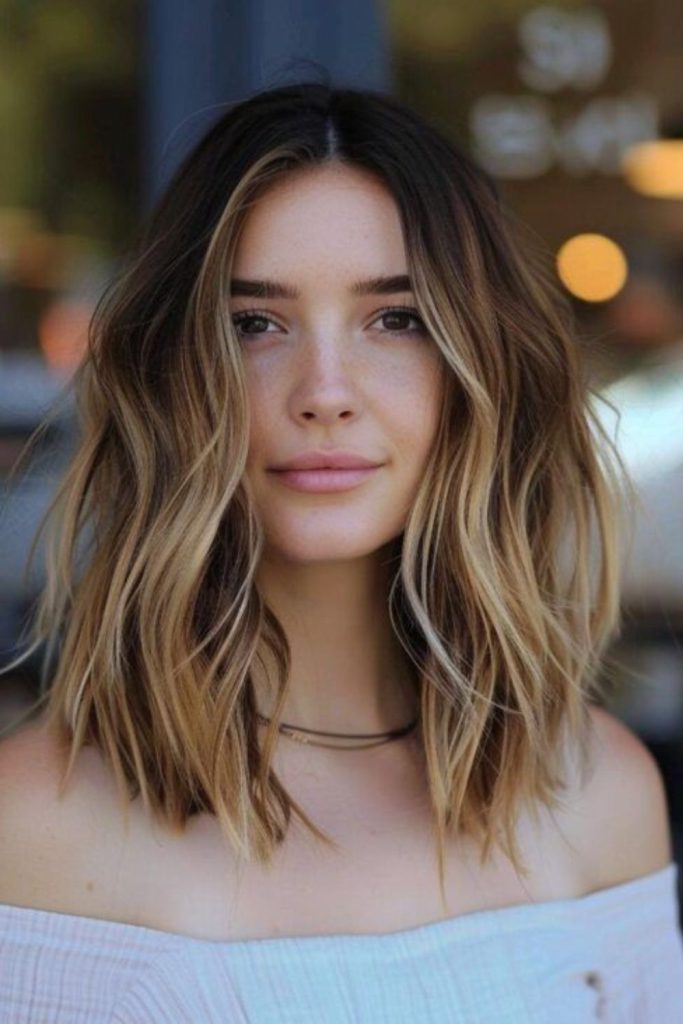 Flicked lob lively summer energy