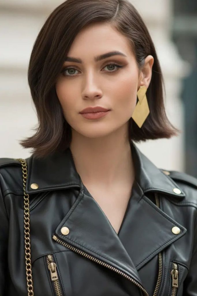 Soft silky swoop hairstyle with airy volume framing face gracefully