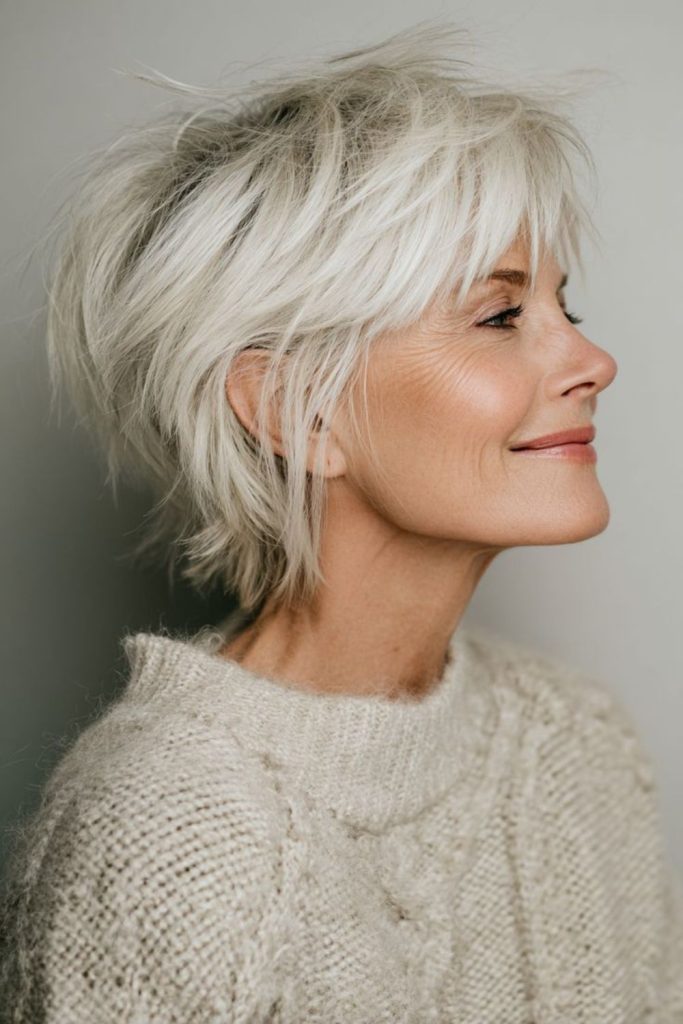 Cloud drift platinum short cut ethereal volume