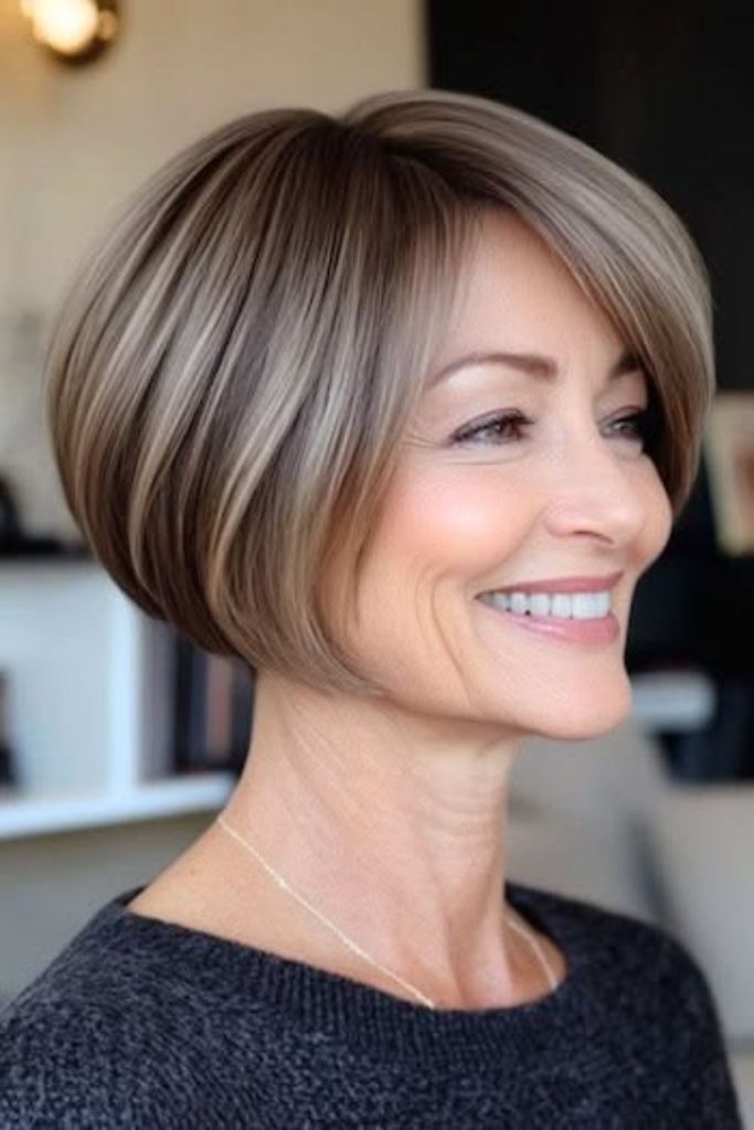 Soft volume pixie for seniors