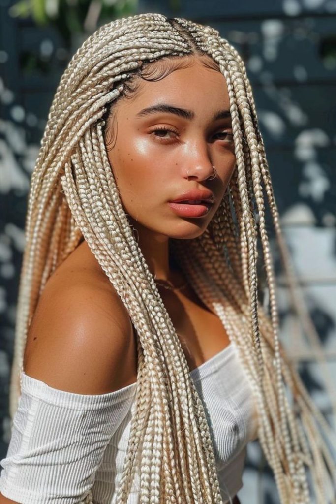 Ivory dust vintage boho braid texture
