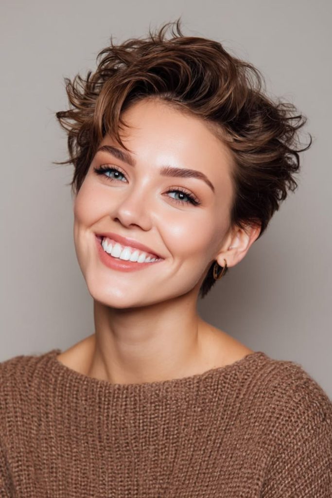 Warm layered cut with softness.