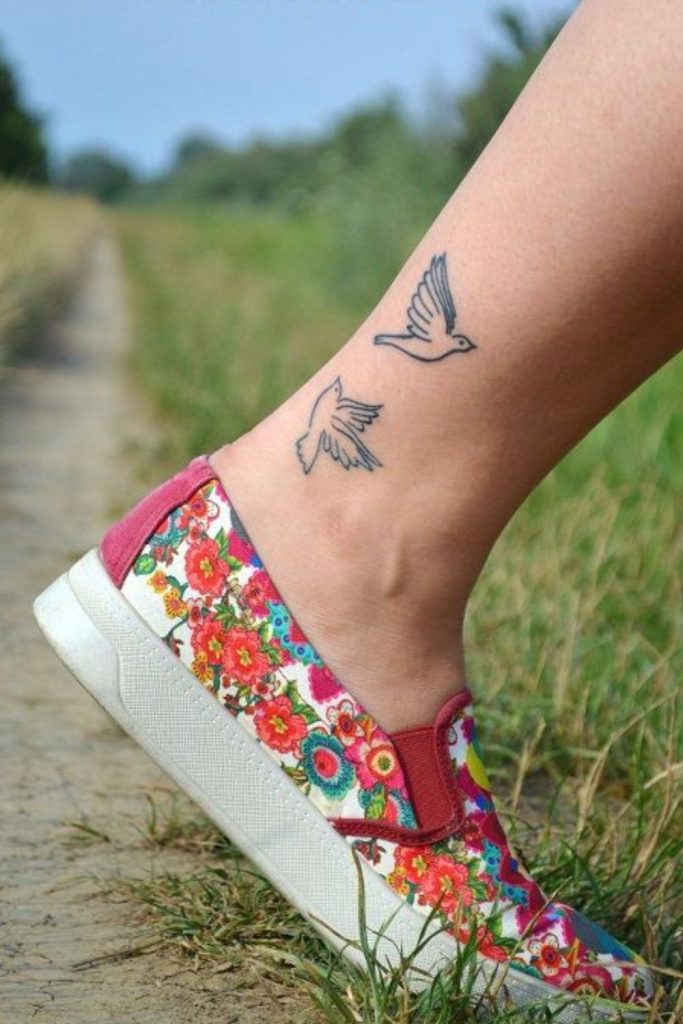 Dove flight peace liberation tattoo symbol